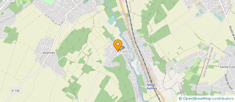 localisation de l'entreprise MONSIEUR MATTHIEU GUILLOT  LA FALAISE