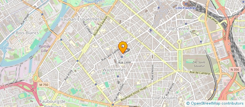 localisation de l'entreprise MONSIEUR MATTHIEU GUILLOT à LILLE