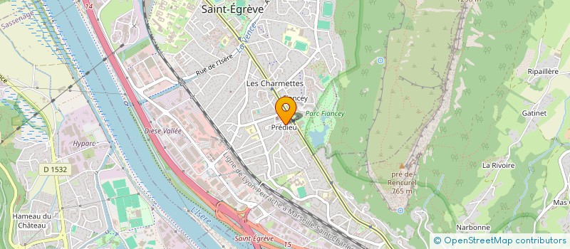 localisation de l'entreprise MONSIEUR MATTHIEU GUILLOUX à SAINT-EGREVE