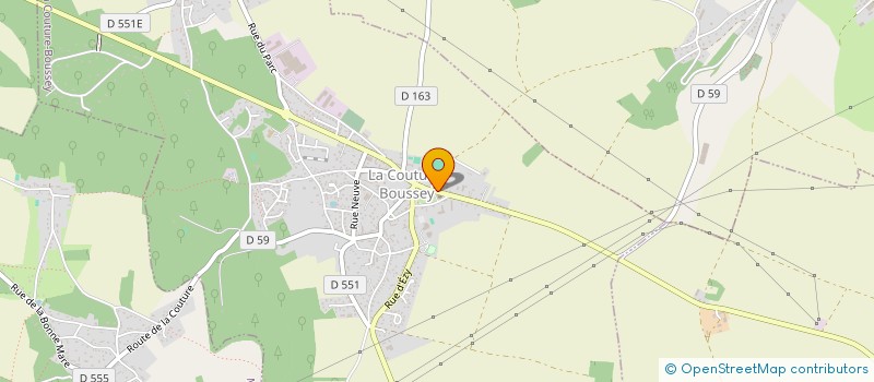 localisation de l'entreprise MONSIEUR MATTHIEU GUIMONT  LA COUTURE-BOUSSEY