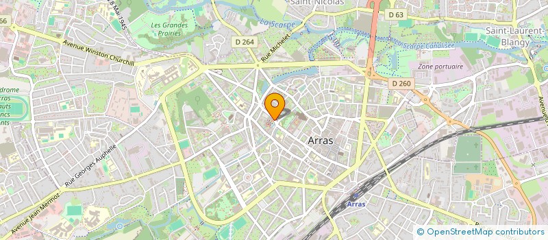localisation de l'entreprise MONSIEUR MATTHIEU GUISGAND à ARRAS