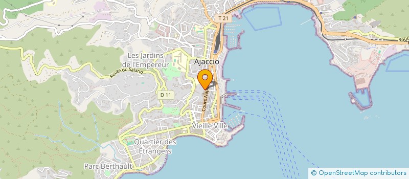 localisation de l'entreprise MONSIEUR MATTHIEU GUYNOUARD CORNWAULT à AJACCIO