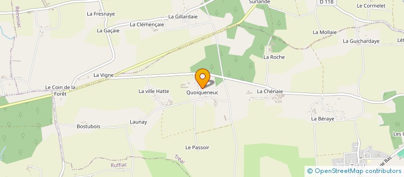 localisation de l'entreprise MONSIEUR MATTHIEU GUYOT  TREAL