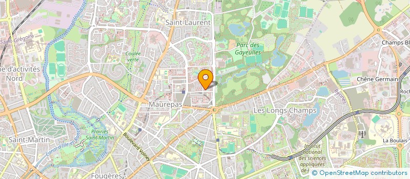 localisation de l'entreprise MONSIEUR MATTHIEU HACQUES  RENNES