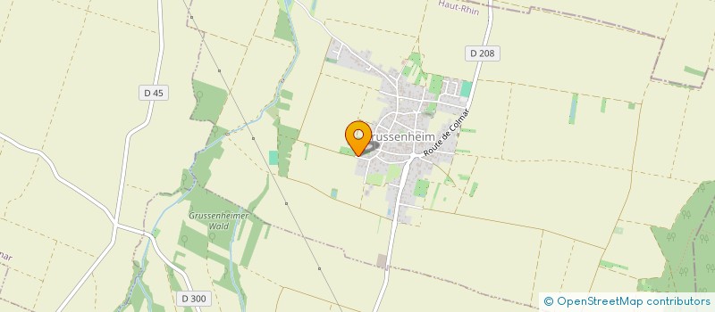 localisation de l'entreprise MONSIEUR MATTHIEU HAEGELIN  GRUSSENHEIM