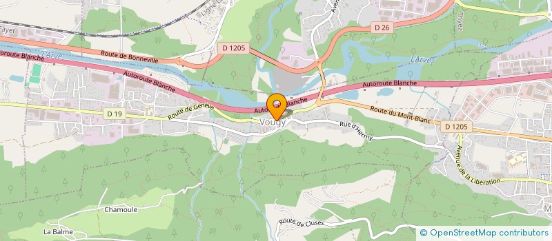 localisation de l'entreprise MONSIEUR MATTHIEU HANICOTTE  VOUGY