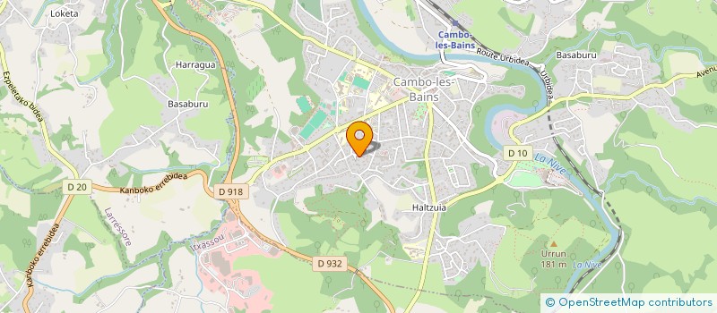 localisation de l'entreprise MONSIEUR MATTHIEU HARAMBOURE  CAMBO-LES-BAINS