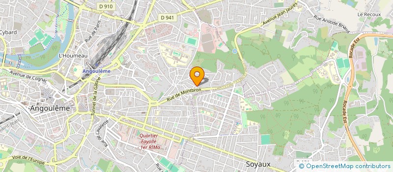 localisation de l'entreprise MONSIEUR MATTHIEU HARDOUIN à ANGOULEME