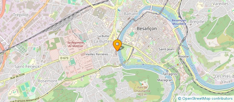 localisation de l'entreprise MONSIEUR MATTHIEU HAREL  BESANCON