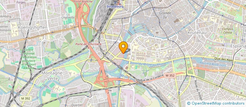 localisation de l'entreprise MONSIEUR MATTHIEU HAUSERMANN  STRASBOURG