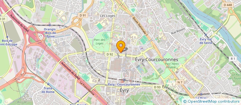 localisation de l'entreprise MONSIEUR MATTHIEU HAVETTE à EVRY-COURCOURONNES