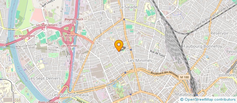 localisation de l'entreprise MONSIEUR MATTHIEU HAYE  BEAUPUY