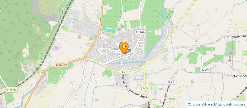 localisation de l'entreprise MONSIEUR MATTHIEU HENNEBO  GRAVESON