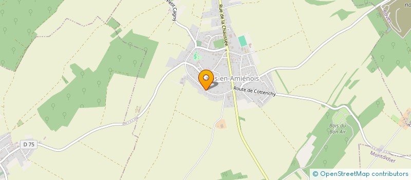 localisation de l'entreprise MONSIEUR MATTHIEU HENOCQUE  SAINS-EN-AMIENOIS