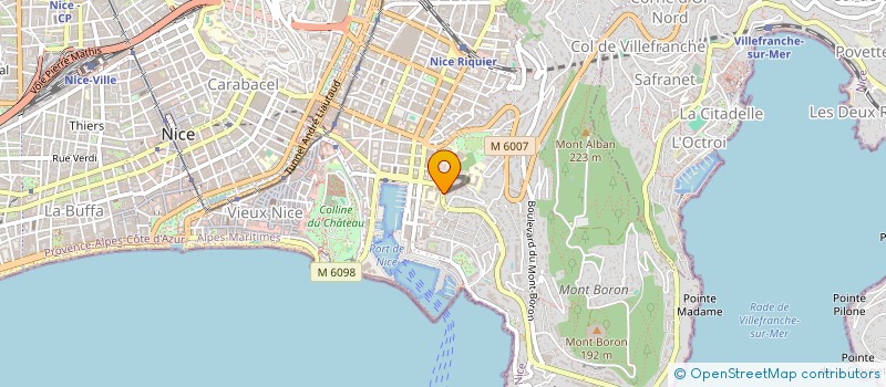 localisation de l'entreprise MONSIEUR MATTHIEU HERBERT  NICE