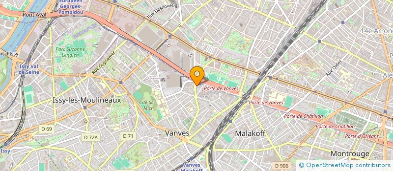 localisation de l'entreprise MONSIEUR MATTHIEU HERCY  VANVES