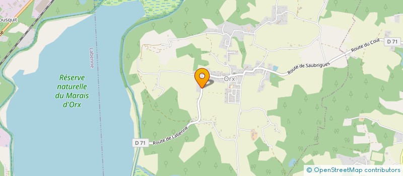 localisation de l'entreprise MONSIEUR MATTHIEU HERMAN MAILLOT  ORX