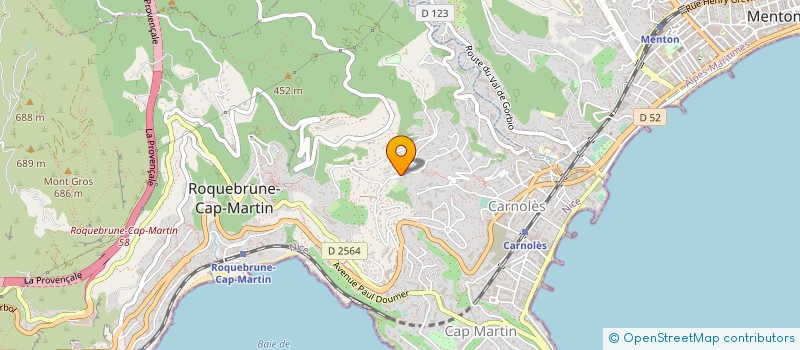 localisation de l'entreprise MONSIEUR MATTHIEU HERTAUT à ROQUEBRUNE-CAP-MARTIN