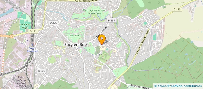 localisation de l'entreprise MONSIEUR MATTHIEU HOFFMANN  SUCY-EN-BRIE