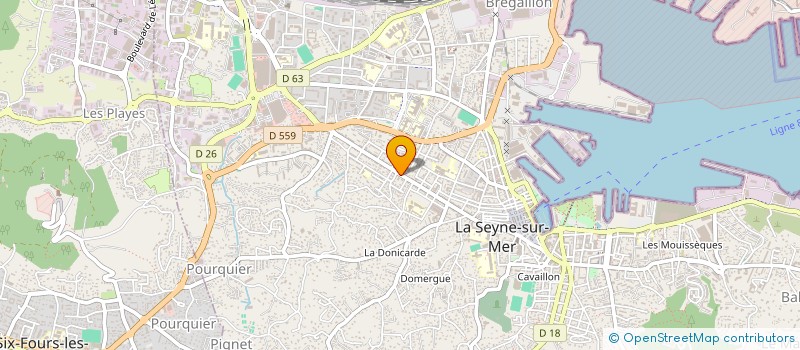 localisation de l'entreprise MONSIEUR MATTHIEU HOUDARD à LA SEYNE-SUR-MER