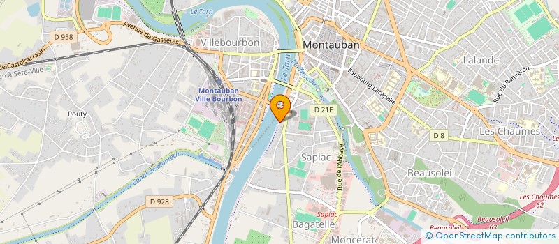 localisation de l'entreprise MONSIEUR MATTHIEU HUARD  MONTAUBAN