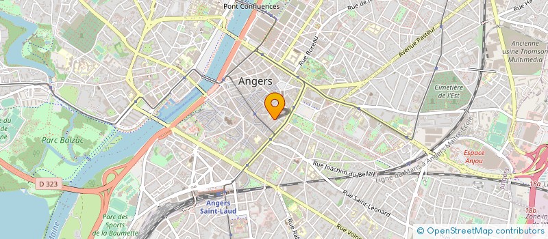 localisation de l'entreprise MONSIEUR MATTHIEU HUOT à ANGERS