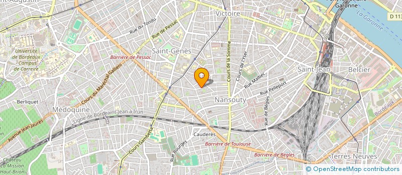 localisation de l'entreprise MONSIEUR MATTHIEU IBLED  BORDEAUX