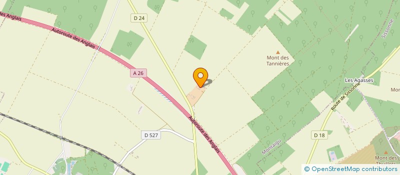 localisation de l'entreprise MONSIEUR MATTHIEU IMMERY  MONTAIGU