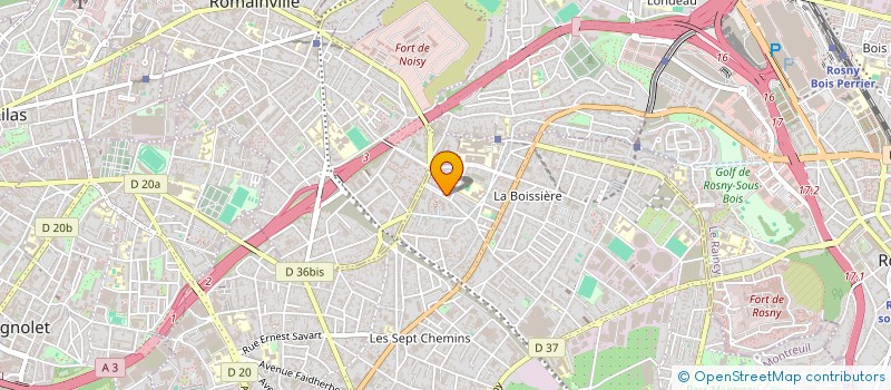 localisation de l'entreprise MONSIEUR MATTHIEU JACQUES à MONTREUIL