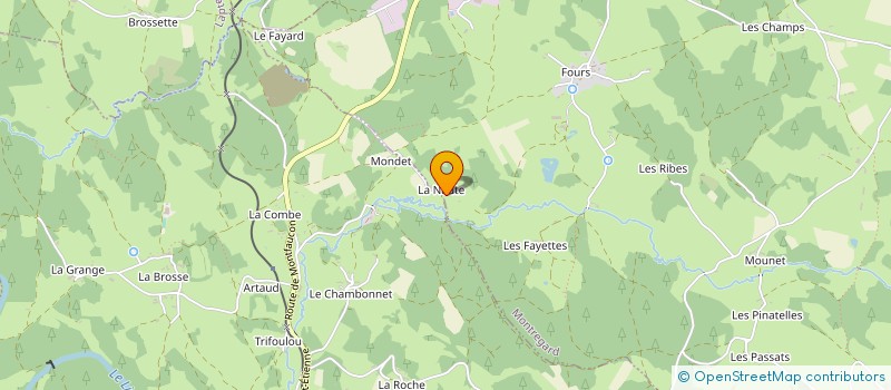 localisation de l'entreprise MONSIEUR MATTHIEU JACQUIER  YSSINGEAUX