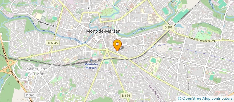 localisation de l'entreprise MONSIEUR MATTHIEU JALKH  MONT-DE-MARSAN