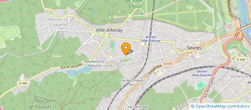 localisation de l'entreprise MONSIEUR MATTHIEU JAMBRUN  VILLE-D'AVRAY