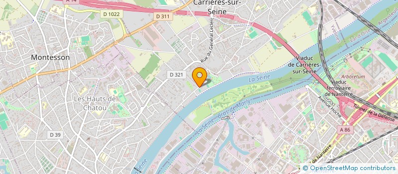 localisation de l'entreprise MONSIEUR MATTHIEU JAUBERT  CARRIERES-SUR-SEINE