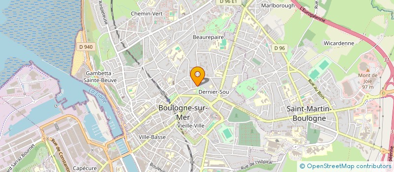 localisation de l'entreprise MONSIEUR MATTHIEU JEANGEORGES à BOULOGNE-SUR-MER