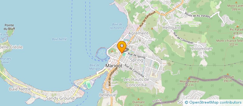 localisation de l'entreprise MONSIEUR MATTHIEU JEFFRY  SAINT-MARTIN