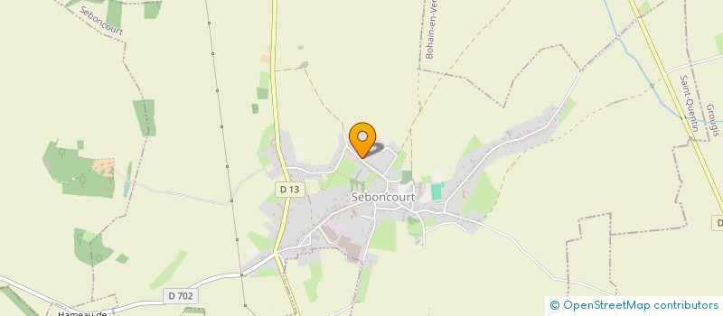 localisation de l'entreprise MONSIEUR MATTHIEU JEROME  SEBONCOURT