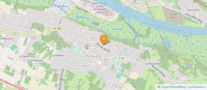 localisation de l'entreprise MONSIEUR MATTHIEU JEUSSET  LA MONTAGNE