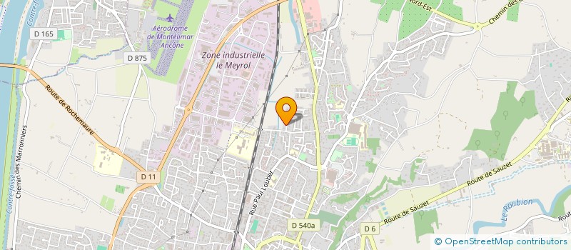 localisation de l'entreprise MONSIEUR MATTHIEU JOBERT  MONTELIMAR