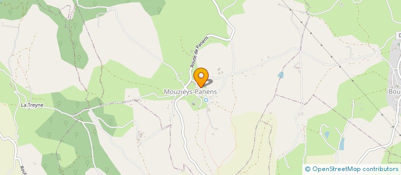 localisation de l'entreprise MONSIEUR MATTHIEU JONES  MOUZIEYS-PANENS