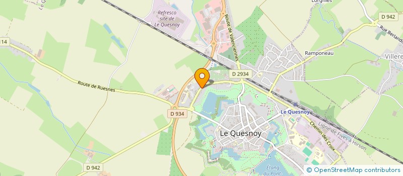 localisation de l'entreprise MONSIEUR MATTHIEU KELLER  AULNOYE-AYMERIES