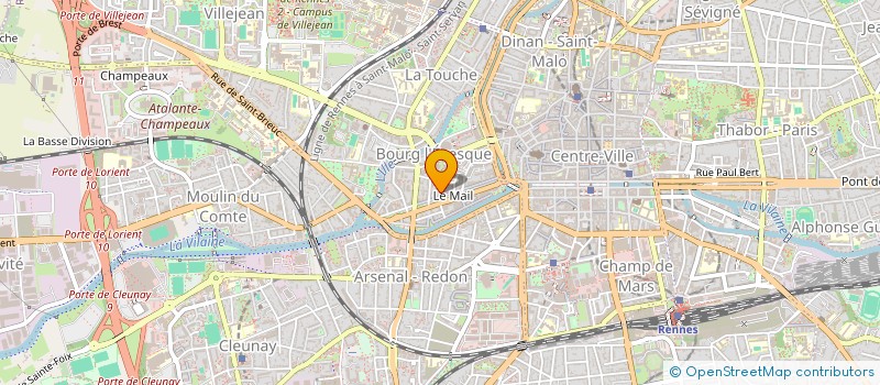 localisation de l'entreprise MONSIEUR MATTHIEU KERBELLEC  RENNES