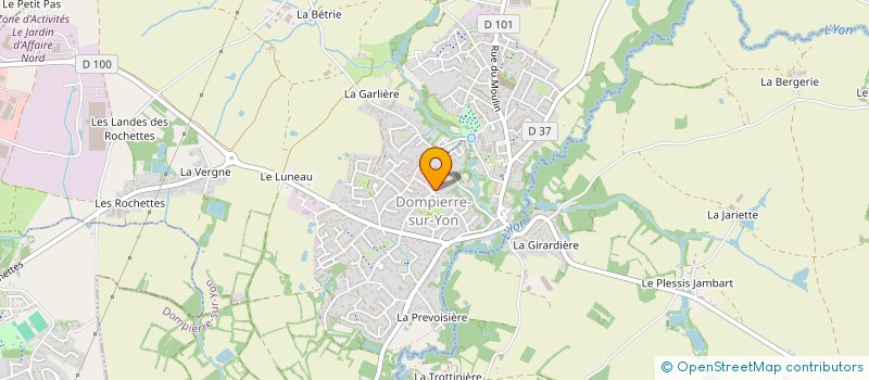 localisation de l'entreprise MONSIEUR MATTHIEU KERMOAL  DOMPIERRE-SUR-YON