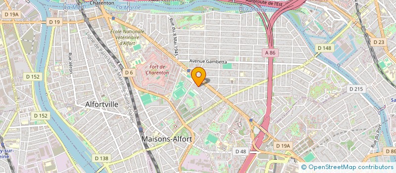 localisation de l'entreprise MONSIEUR MATTHIEU KRIEF  MAISONS-ALFORT