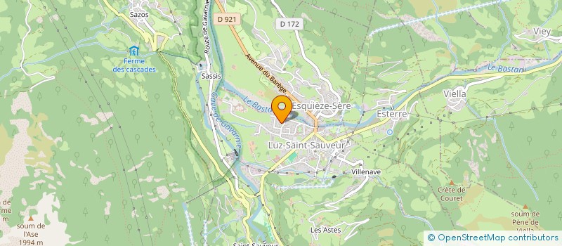 localisation de l'entreprise MONSIEUR MATTHIEU LA SALMONIE  LUZ-SAINT-SAUVEUR