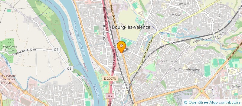localisation de l'entreprise MONSIEUR MATTHIEU LABAUNE à BOURG-LES-VALENCE