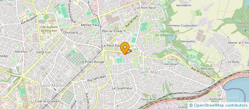 localisation de l'entreprise MONSIEUR MATTHIEU LABIA à BREST