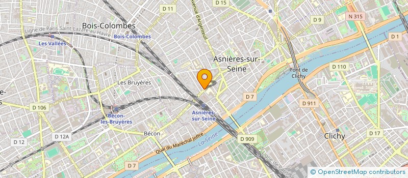 localisation de l'entreprise MONSIEUR MATTHIEU LACOSTE à ASNIERES-SUR-SEINE