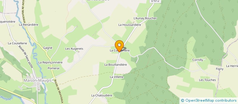localisation de l'entreprise MONSIEUR MATTHIEU LACOUR à COUR-MAUGIS SUR HUISNE