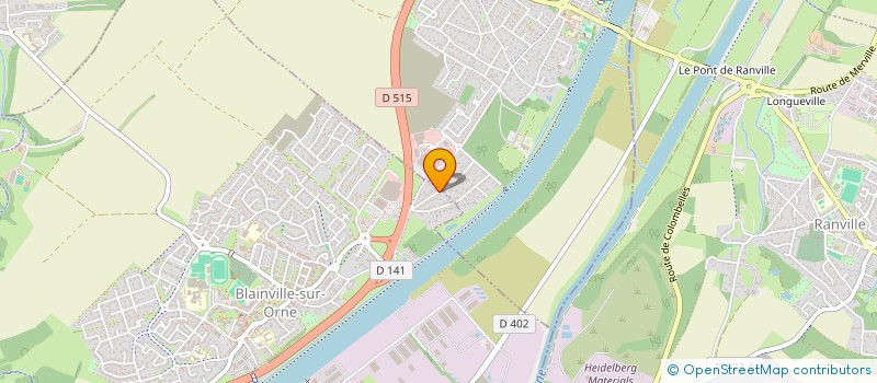 localisation de l'entreprise MONSIEUR MATTHIEU LACROIX  BLAINVILLE-SUR-ORNE