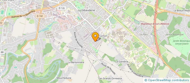 localisation de l'entreprise MONSIEUR MATTHIEU LAFOND  MIGNALOUX-BEAUVOIR